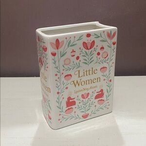 Little Women Book Vase Tabletop Decor